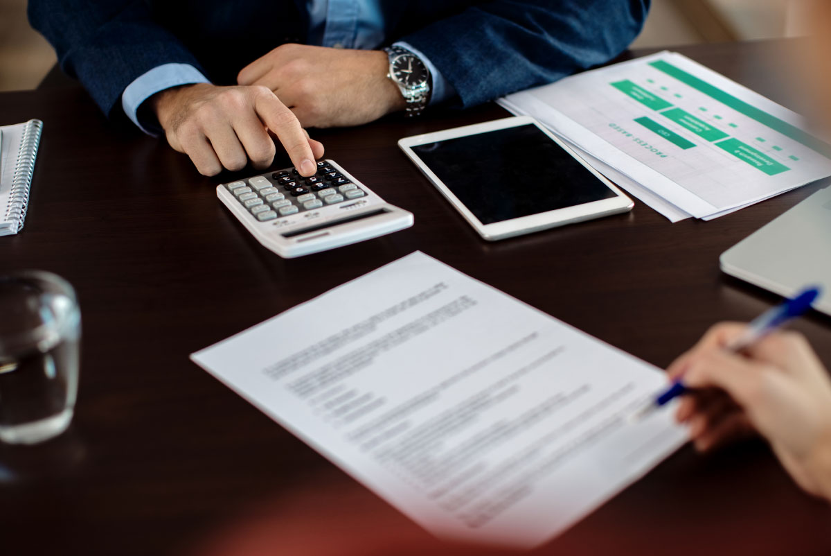 photo of people at a debt collection agency